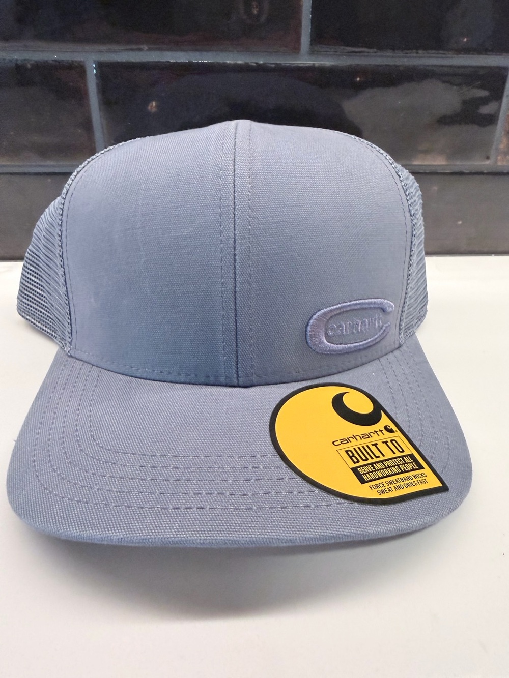 Carhartt Gray Mesh-Back Trucker Hat